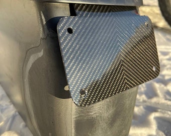 Plaque d'immatriculation pour Harley Touring, fibre de carbone