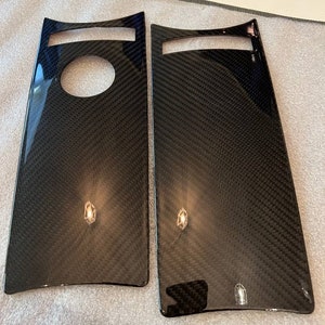 Carbon Dash Insert für Harley Road King