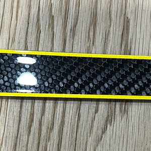 Carbon Fiber latch inserts for Harley w. outline