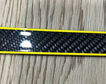 Carbon Fiber latch inserts for Harley w. outline