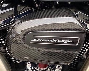 Carbon Fiber Air Filter Cover for M8 Harley Touring