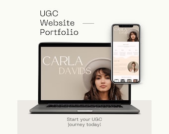 Portfólio UGC, Criador UGC, Site Canva, Landing Page