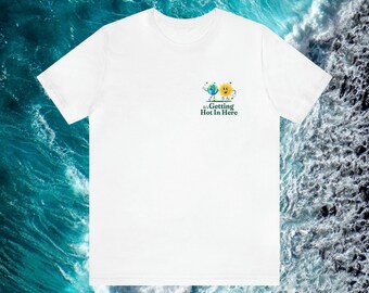 Retro Earth & Sun Graphic Tee: 70s Climate Change Shirt