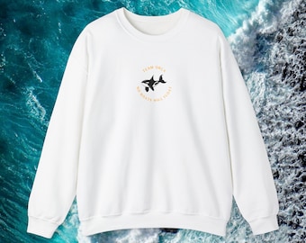 Team Orca Sweatshirt, Funny Killer Whale Design