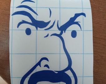 Carl Brutananaadilewski Gesicht Aqua Teen Hunger Macht Vinyl Aufkleber ; Auto-Aufkleber; Fensterbild