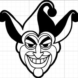 Joker Symbol Laptop Decal ; Bumper Sticker ; Window Decal