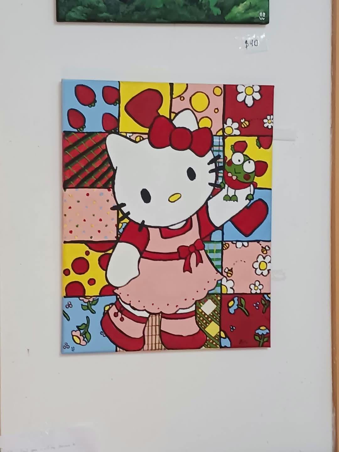 Hello Kitty Coffret Peinture Et Coloriage Enfant - Mallette De Dessin Complète Avec Crayons, Feutres Et Accessoires - Cadeau Fille Rose/blanc