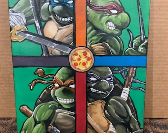 ティーンエイジ・ミュータント・ニンジャ・タートルズのキャンバス絵画