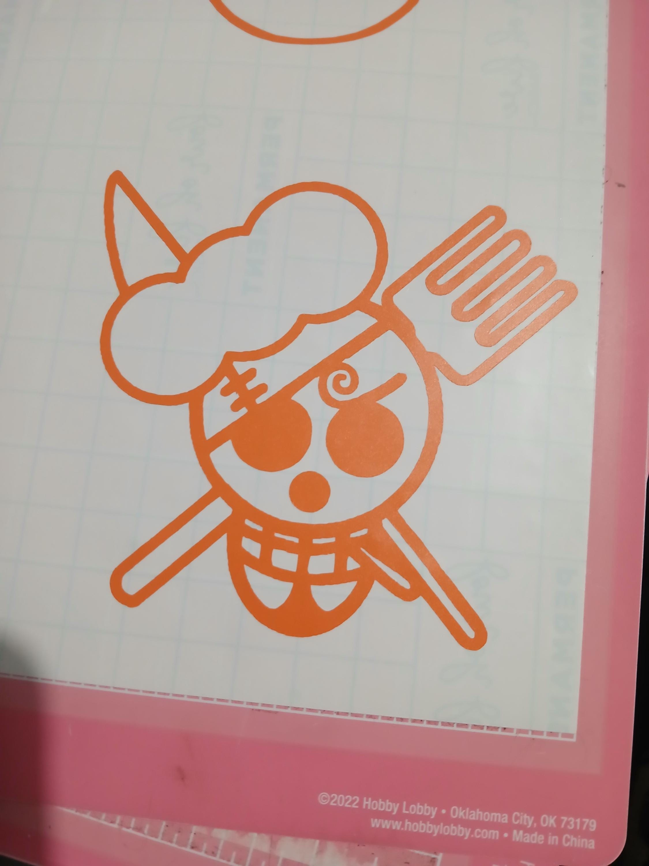 One Piece Sanji Jolly Rogers Bumper Decal ; Window Decal ; Car