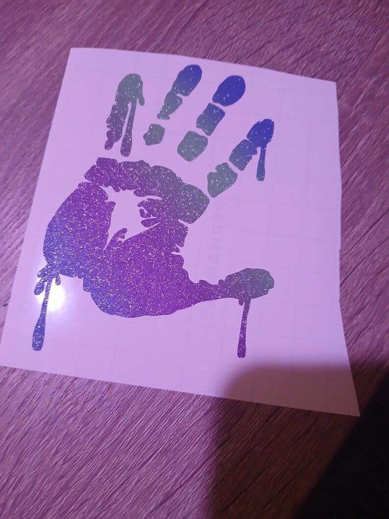 Bloody Handprint Vinyl Decal ; Bumper Sticker ; Window Decal - Etsy