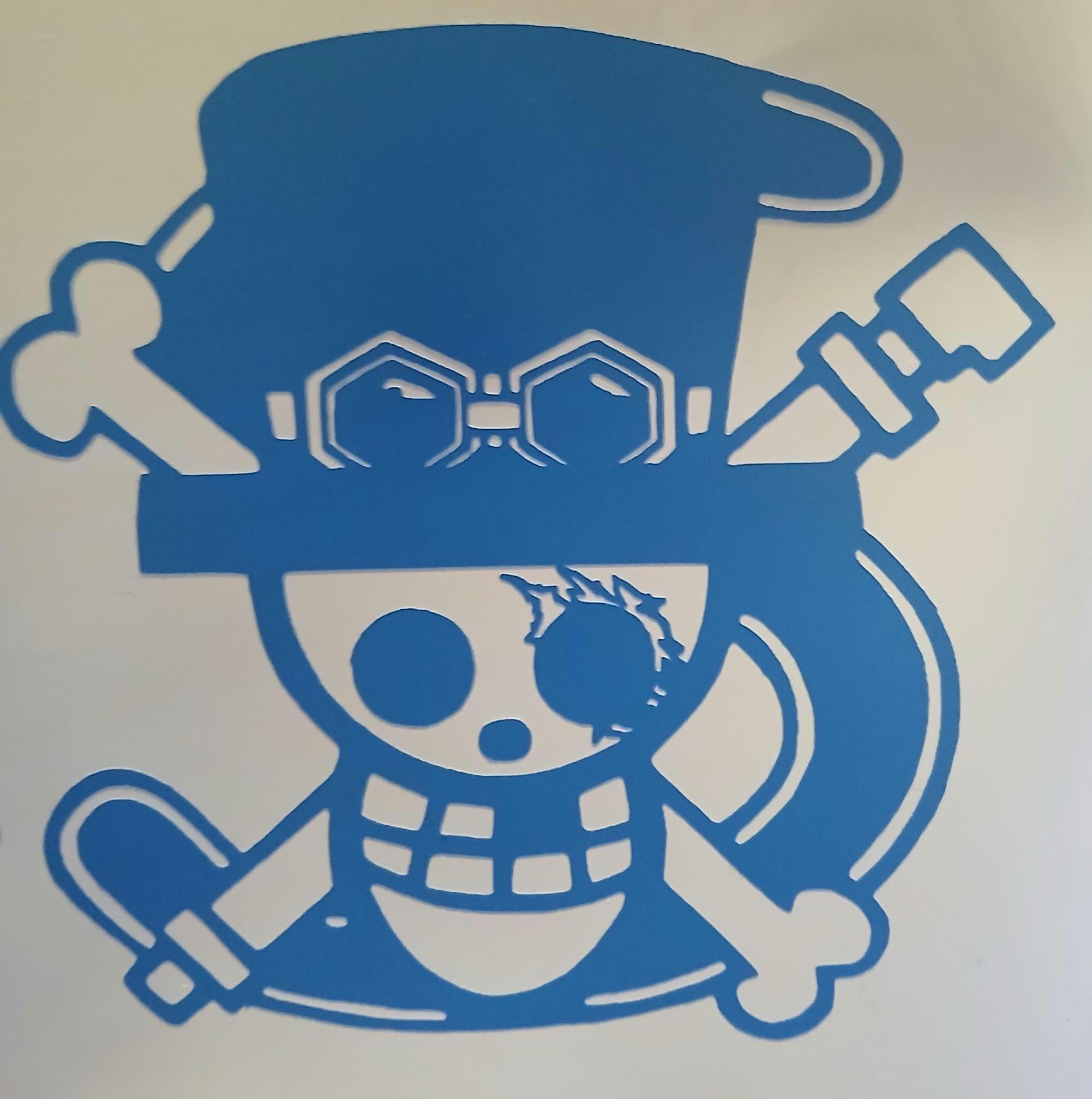 One Piece Sabo Jolly Rogers Bumper Decal ; Window Decal ; Car Sticker
