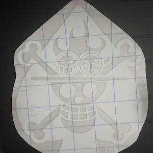 One Piece Spades Pirate Jolly Roger Vinyl Decal; Car Decal