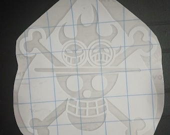 One Piece Pik Pirat Jolly Roger Vinyl Aufkleber; Auto Aufkleber