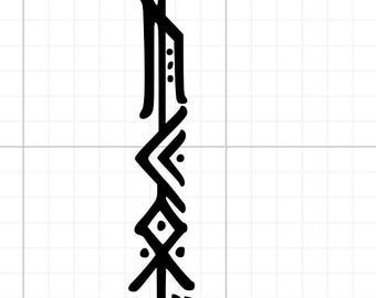 FUCOF Stave Vinyl Decal ; Bumper Sticker ; Window Decal