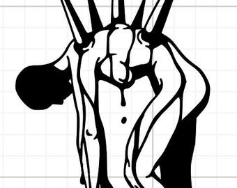 Spiked Vinyl Decal ; Laptop Decal ; Window Sticker