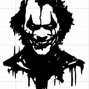 Joker Head Laptop Decal ; Bumper Sticker ; Window Decal