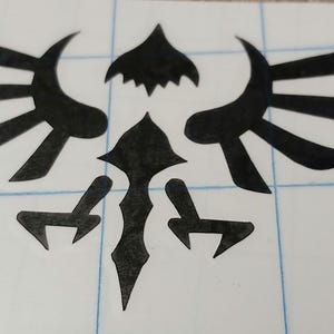 Hylian Goddess Crest Vinyl Decal