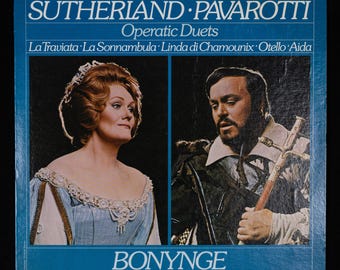 Sutherland • Pavarotti Operatic Duets LP