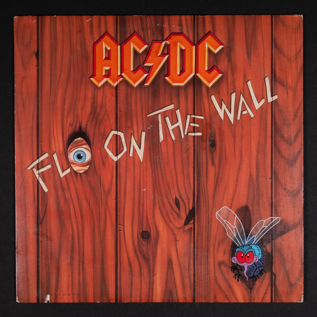 AC/DC Fly on the Wall LP - Etsy