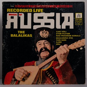 The Balalikas • Music Of Russia, Recorded Live LP