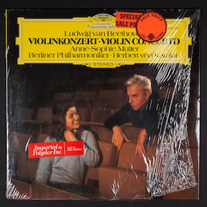 Ludwig van Beethoven • Violinkonzert (Violin Concerto) • Anne-Sophie Mutter • Berliner Philharmoniker • Herbert von Karajan LP