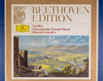 Beethoven Edition • Lieder • Chormusik • Choral Music • Oeuvres Vocales • 7-LP