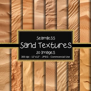 Nahtlose Sand Textur Digitales Papier, Wüstensand Texturen, Sand Hintergrund, Scrapbooking, kommerzielle Nutzung, Wüste Hintergrund, Sand Tapete