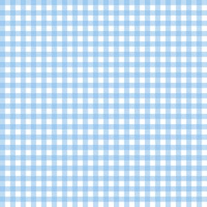 K&ouml;nnte beinhalten: Ein nahtloses Muster aus abwechselnd wei&szlig;en und hellblauen Quadraten. Das Muster erinnert an eine Gingham-Tischdecke.