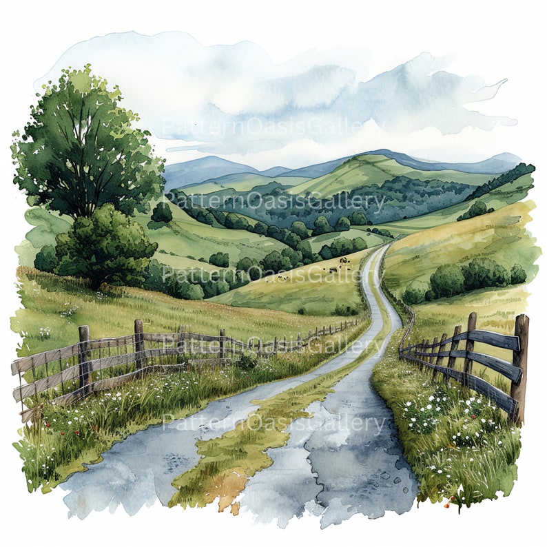 20 Country Roads Clipart, Country Laneways Images, Country Backgrounds ...