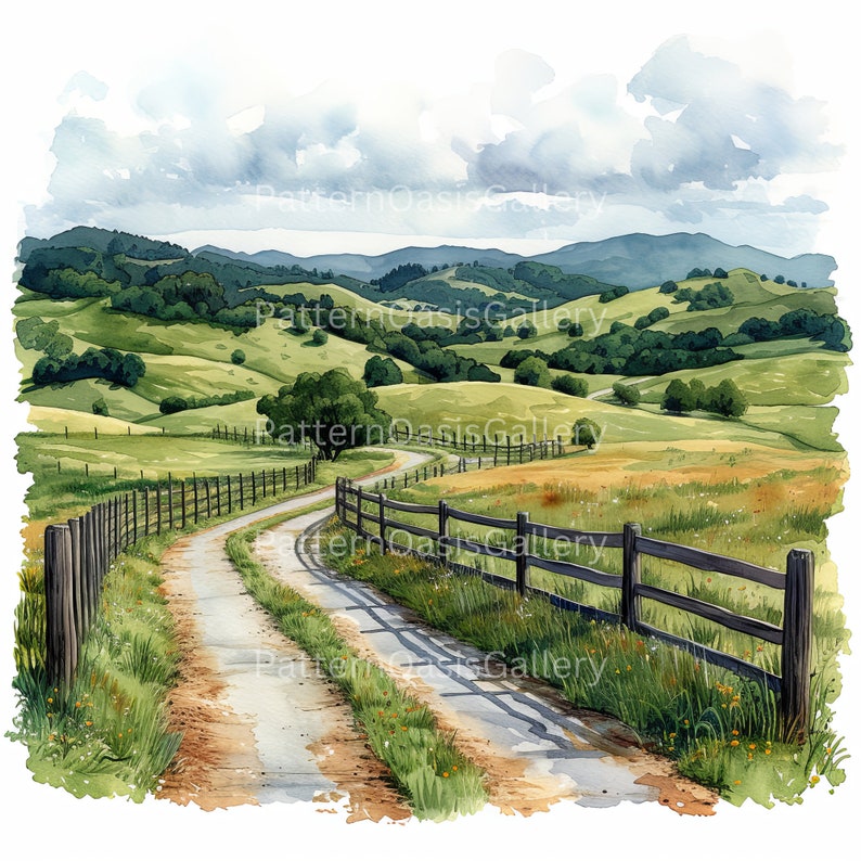 20 Country Roads Clipart, Country Laneways Images, Country Backgrounds ...