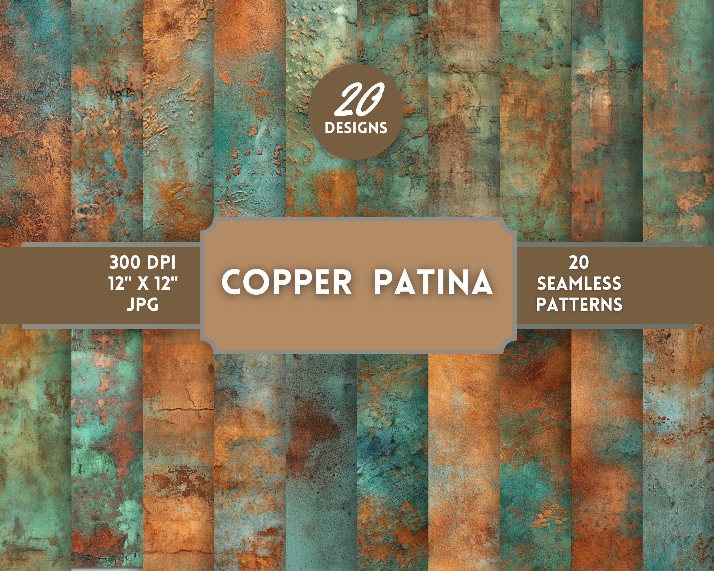 Patina Copper Sheet -  UK