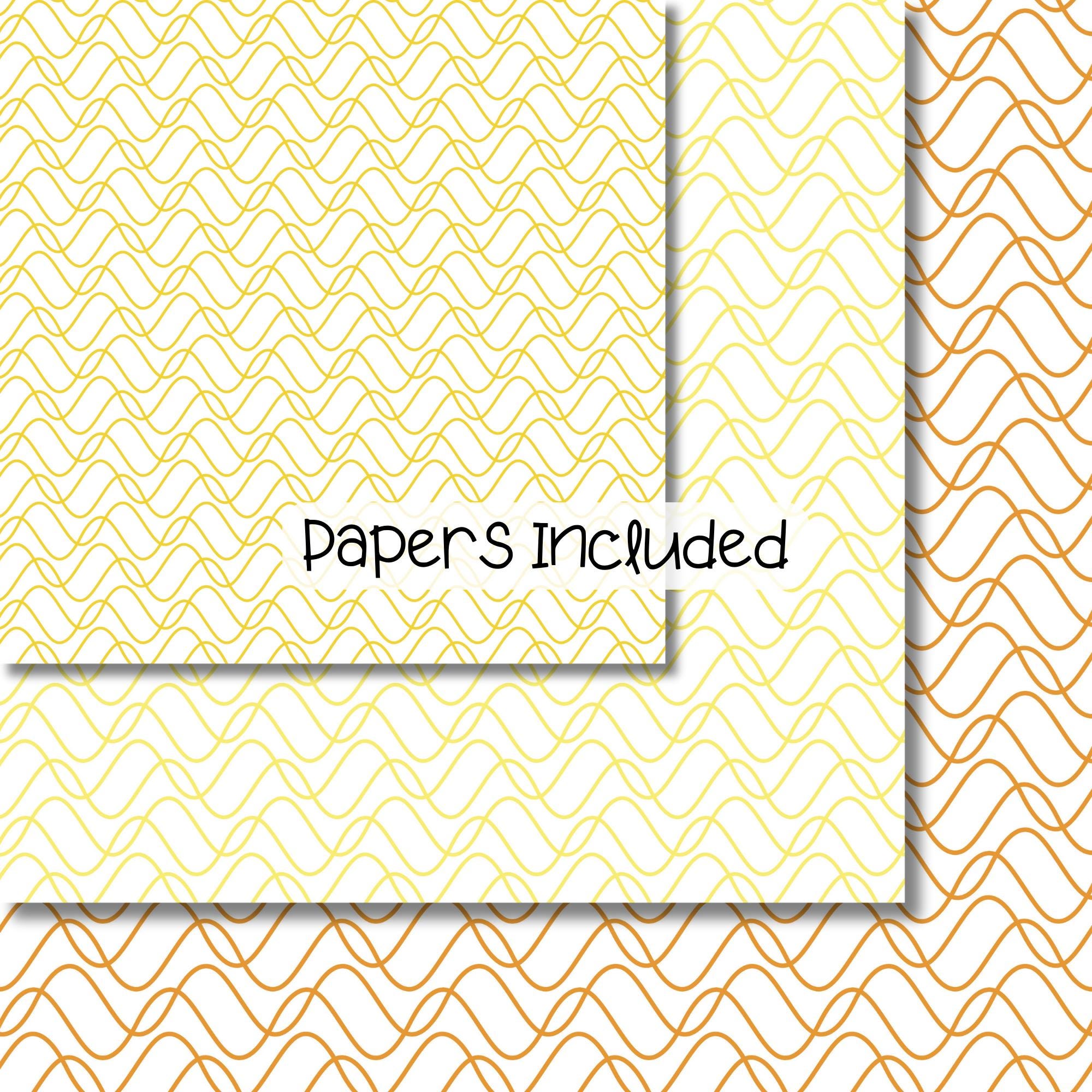 Wavy Stripes Digital Paper Pack, Seamless Striped Background, Rainbow ...