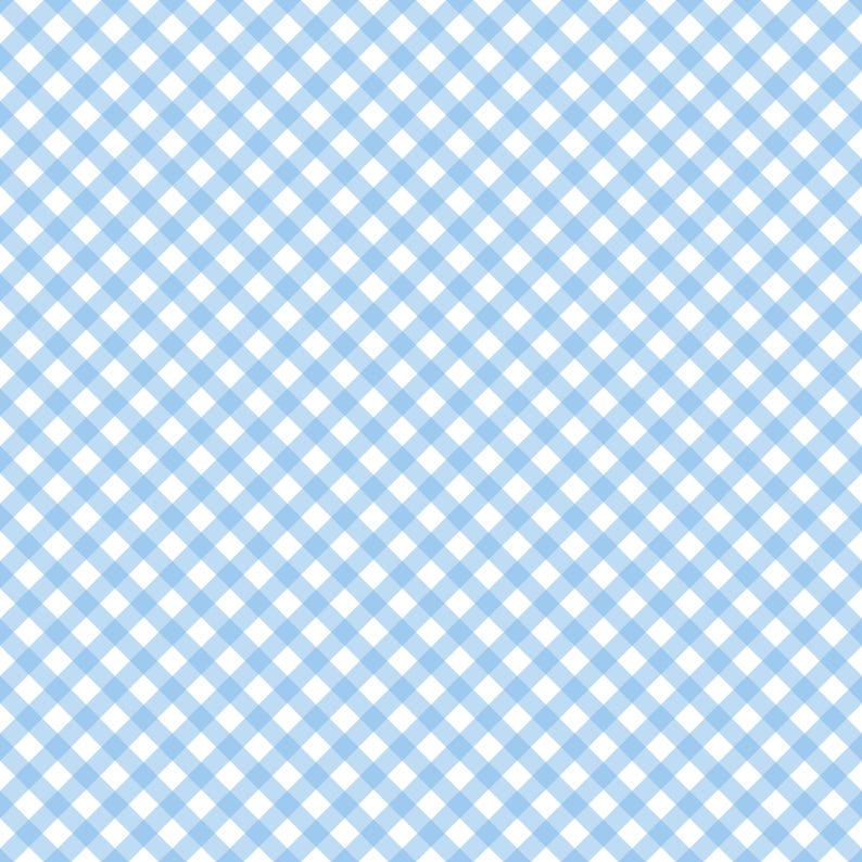 K&ouml;nnte beinhalten: Ein nahtloses Muster aus wei&szlig;en und hellblauen Quadraten, die in einem karierten Muster angeordnet sind.