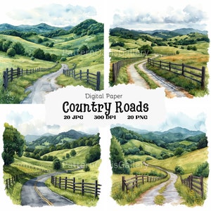 20 Country Roads Clipart, Country Laneways Images, Country Backgrounds ...