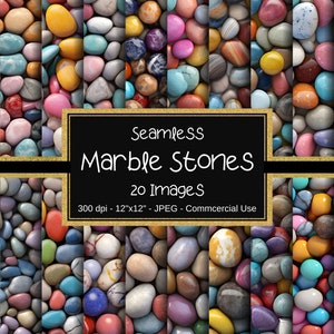 Seamless Marble Stones Patterns - Instant Download, Commercial Use, Scrapbooking, Digital Paper, Printable Paper, Colorful Marble Texture