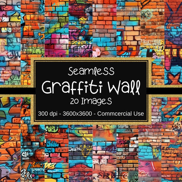 Graffiti Wall Colorful Background, Digital Paper, Distressed Textures, Graffiti Backgrounds, Scrapbooking, Instant Download, Printable Paper