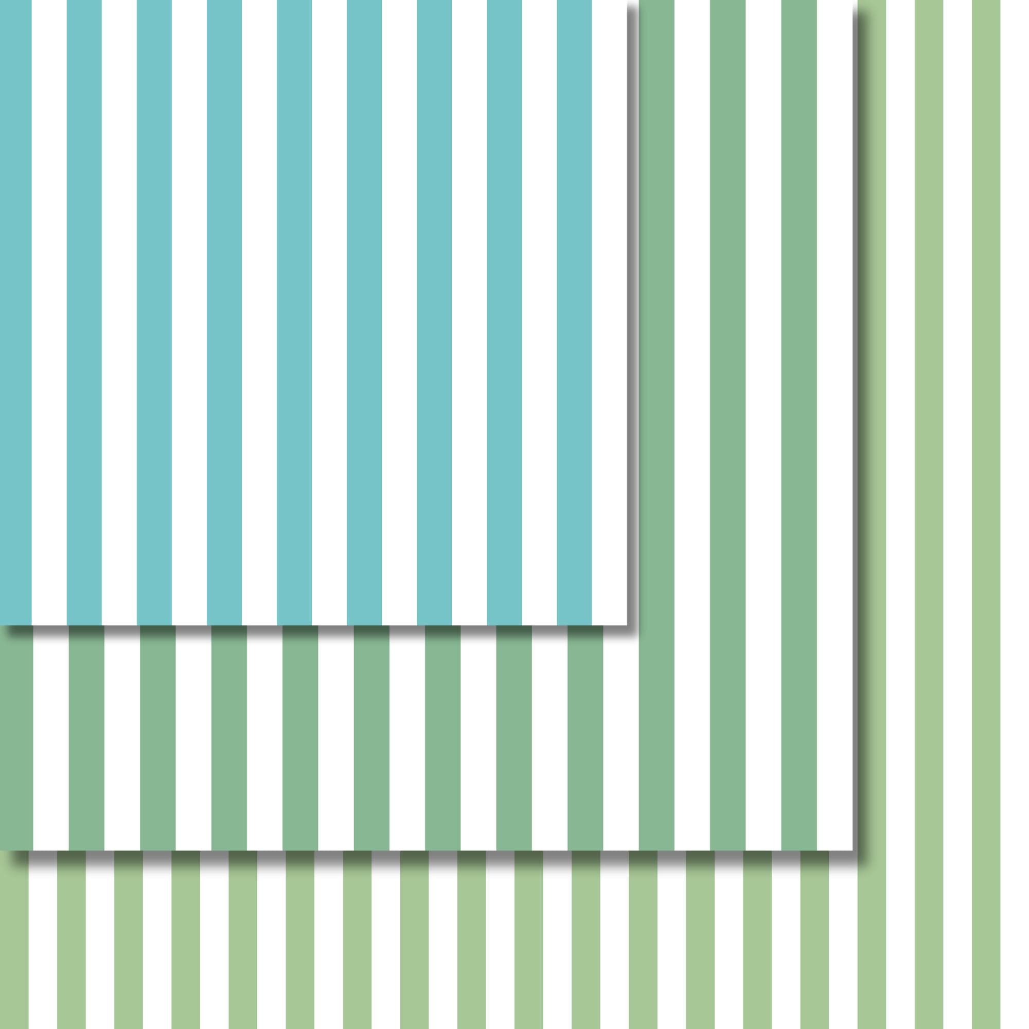 Muted Pastel Stripes Digital Paper Pack, Seamless Patterns (digital ...