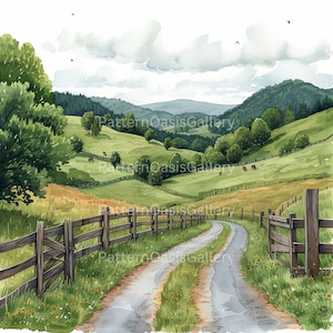 20 Country Roads Clipart, Country Laneways Images, Country Backgrounds ...