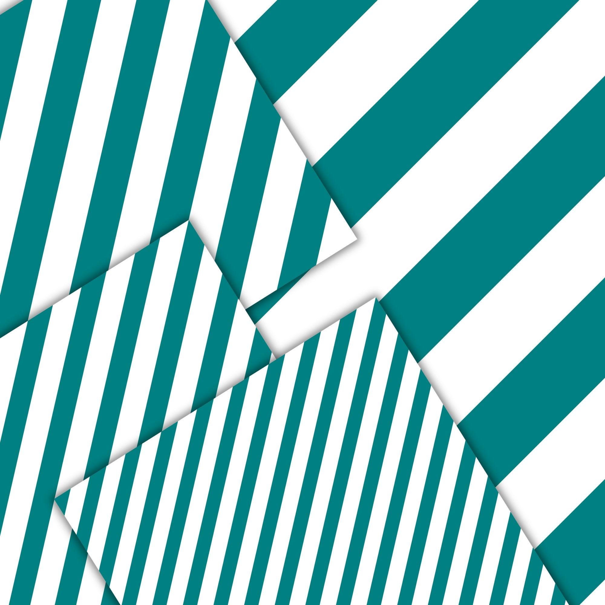 Stripes Digital Paper Bundle, Seamless Teal Vertical and Diagonal ...