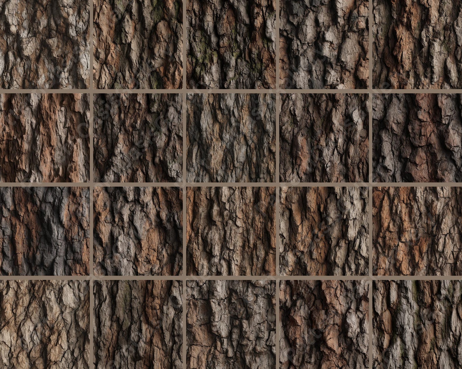 Bark Texture Printable Tree Bark SEAMLESS Digital Paper, Brown Bark Background, Printable ...
