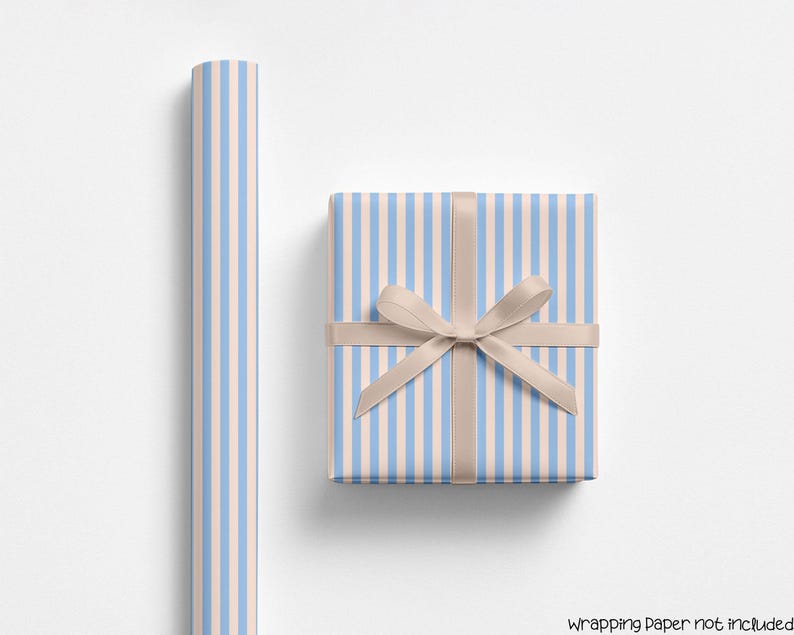Pastel Stripes Digital Paper Bundle, Seamless Vertical Stripe Two Color ...