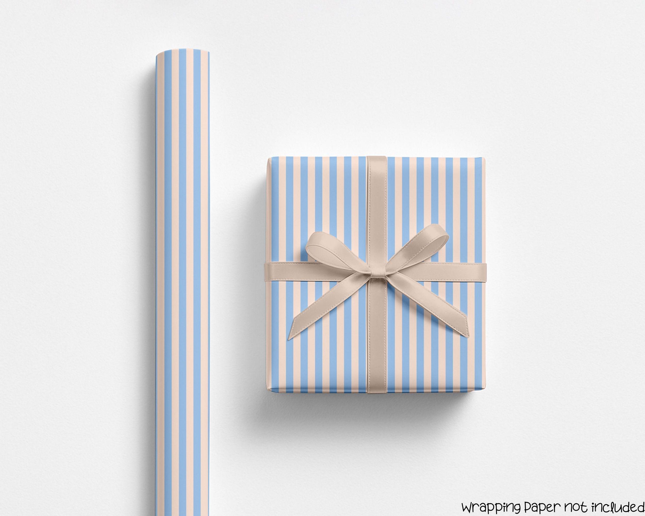 Pastel Stripes Digital Paper Bundle, Seamless Vertical Stripe Two Color ...