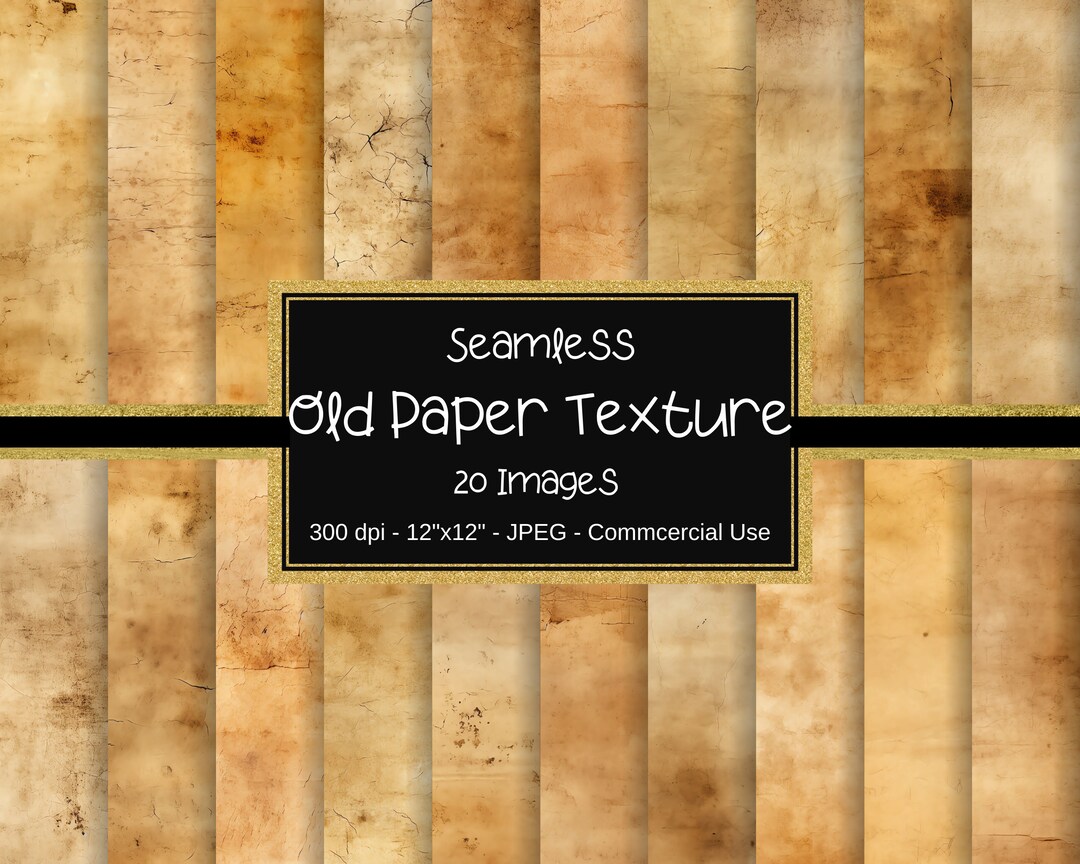 Old Paper Textures, Vintage Antique Distressed Aged Paper Backgrounds ...