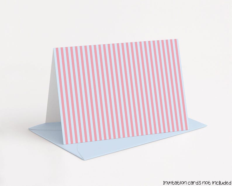 Pastel Stripes Digital Paper Bundle, Seamless Vertical Stripe Two Color ...