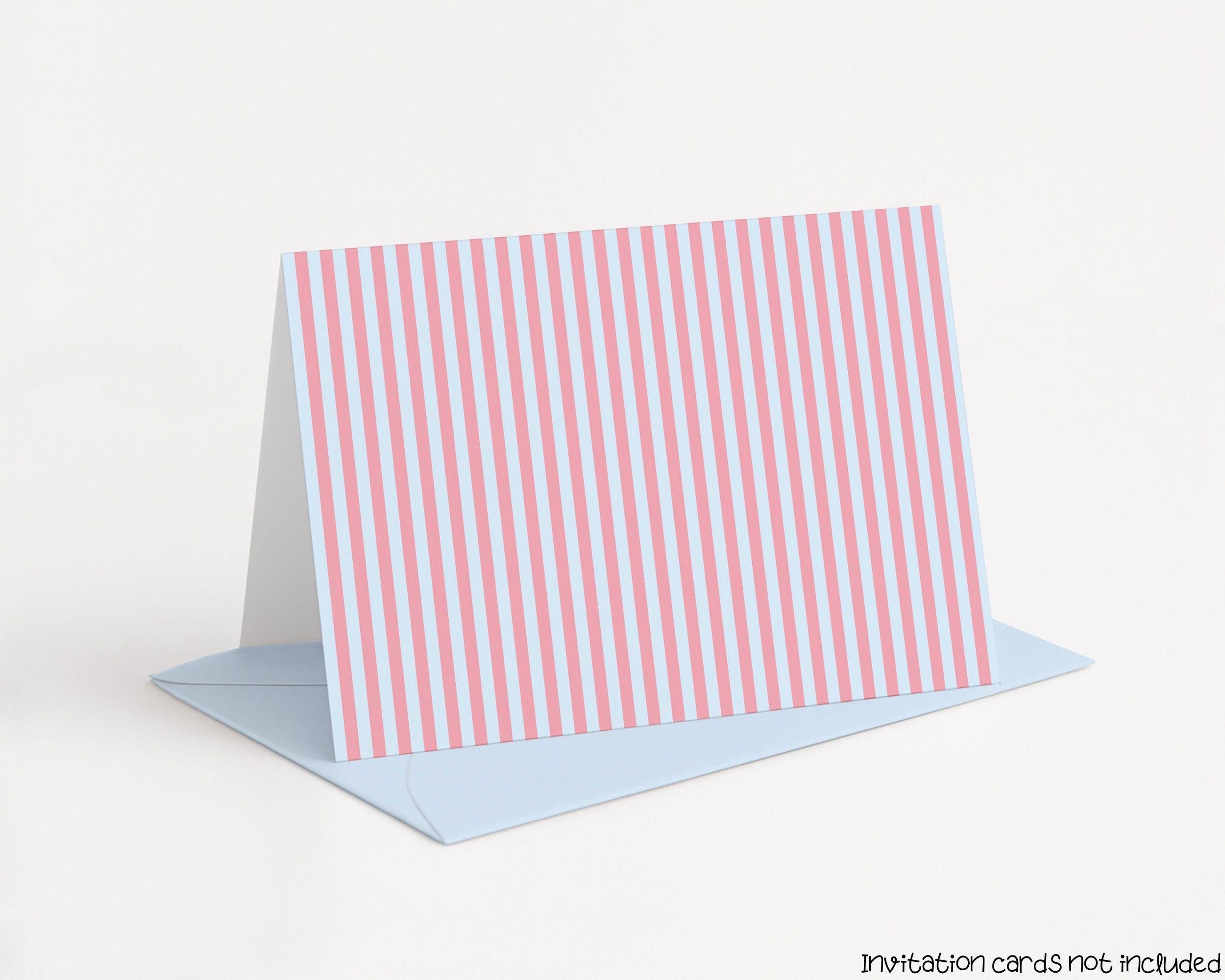 Pastel Stripes Digital Paper Bundle, Seamless Vertical Stripe Two Color ...