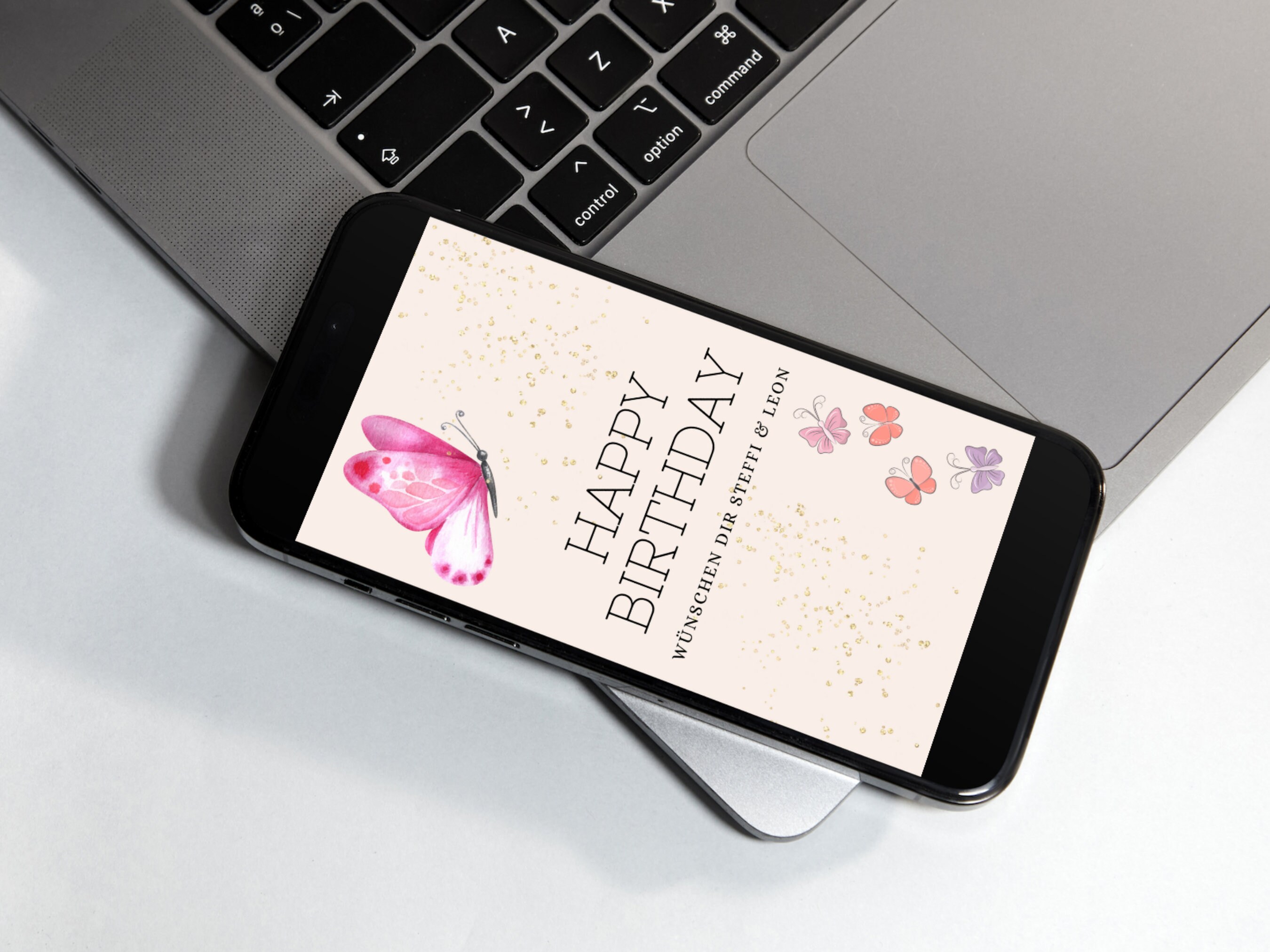 Birthday Card Digital Birthday Greeting Card Whatsapp Etsy