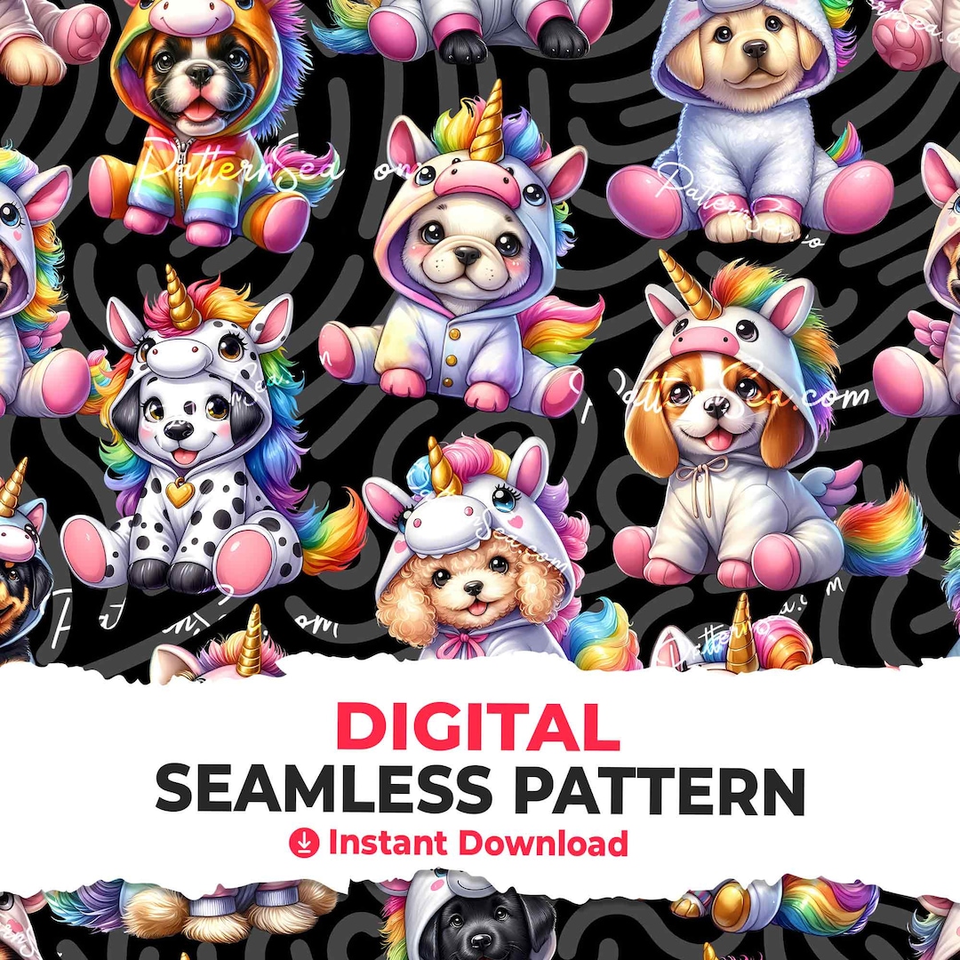 Unicorn Dog Printable