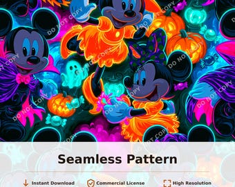 Seamless Digital Pattern Printable Sublimation Design (Digital Download) |  34078