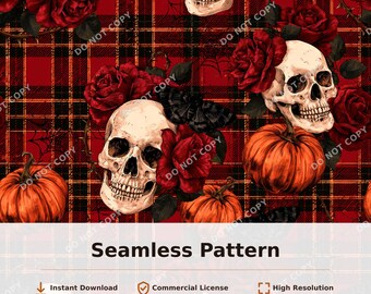 Seamless Digital Pattern Printable Sublimation Design (Digital Download) |  34127