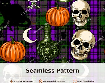 Seamless Digital Pattern Printable Sublimation Design (Digital Download) |  34132